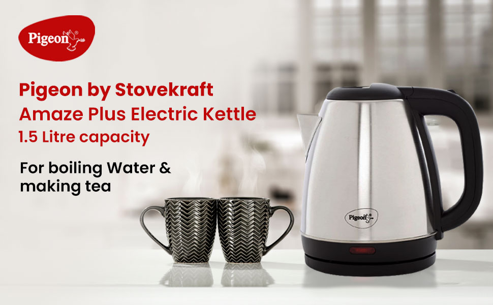 Electric Kettle With Stainless Steel Body