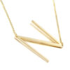 Initial Necklace 18K Gold Plated Stainless Steel