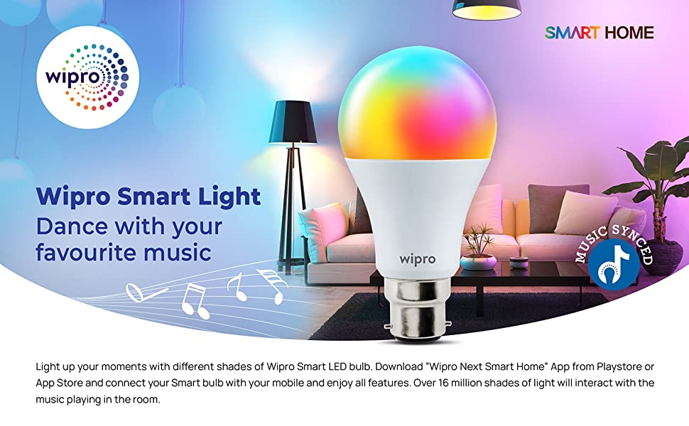 Wipro LED Bulb with Music